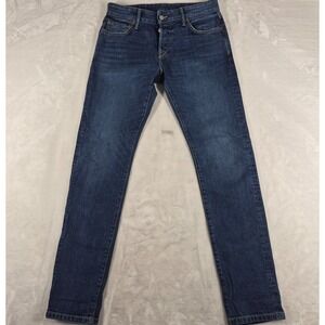 Buck‎ Mason Maverick Slim Jeans Men's 31x34 Blue Denim 14oz Double Dipped USA